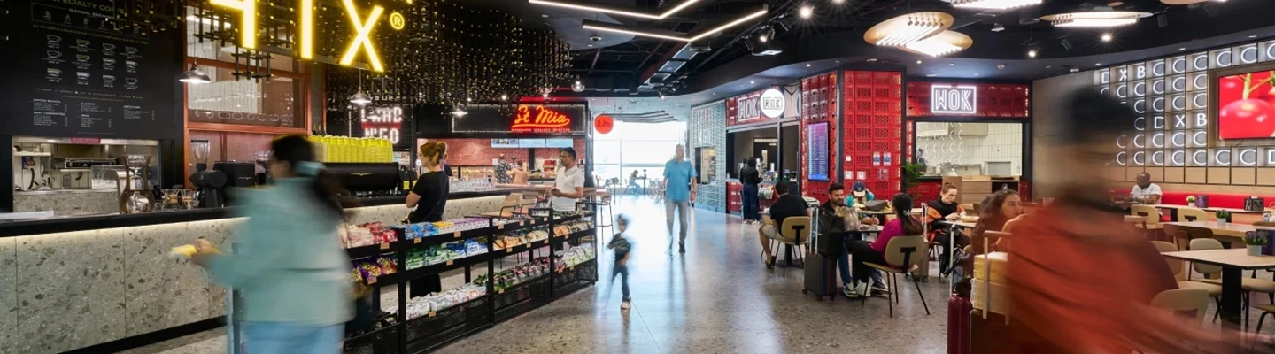 Dining at Dubai Airport